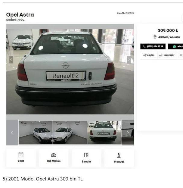 Otomobil devi fabrikasında yenilediği ikinci el araçları satıyor. Uygun fiyata her marka her model araç var. - Resim: 10